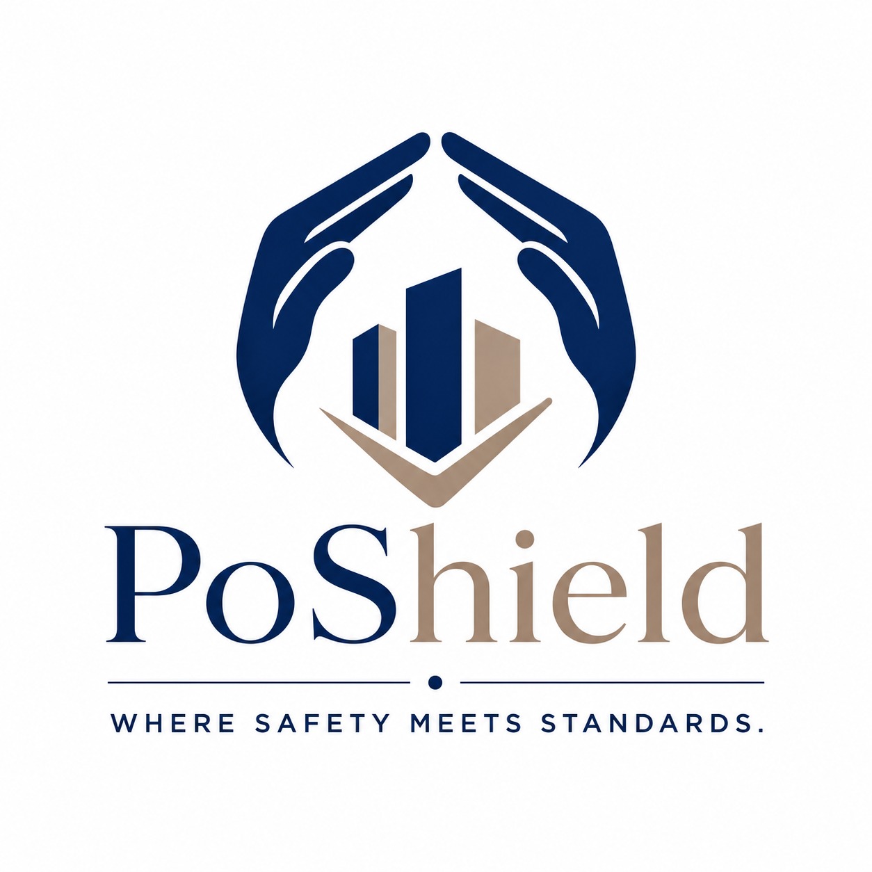 PoSHield protective hands emblem